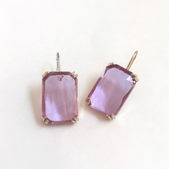 For Love And Lemons Jewelry - New For Love and Lemons Flirty Lavender Drop Earrings